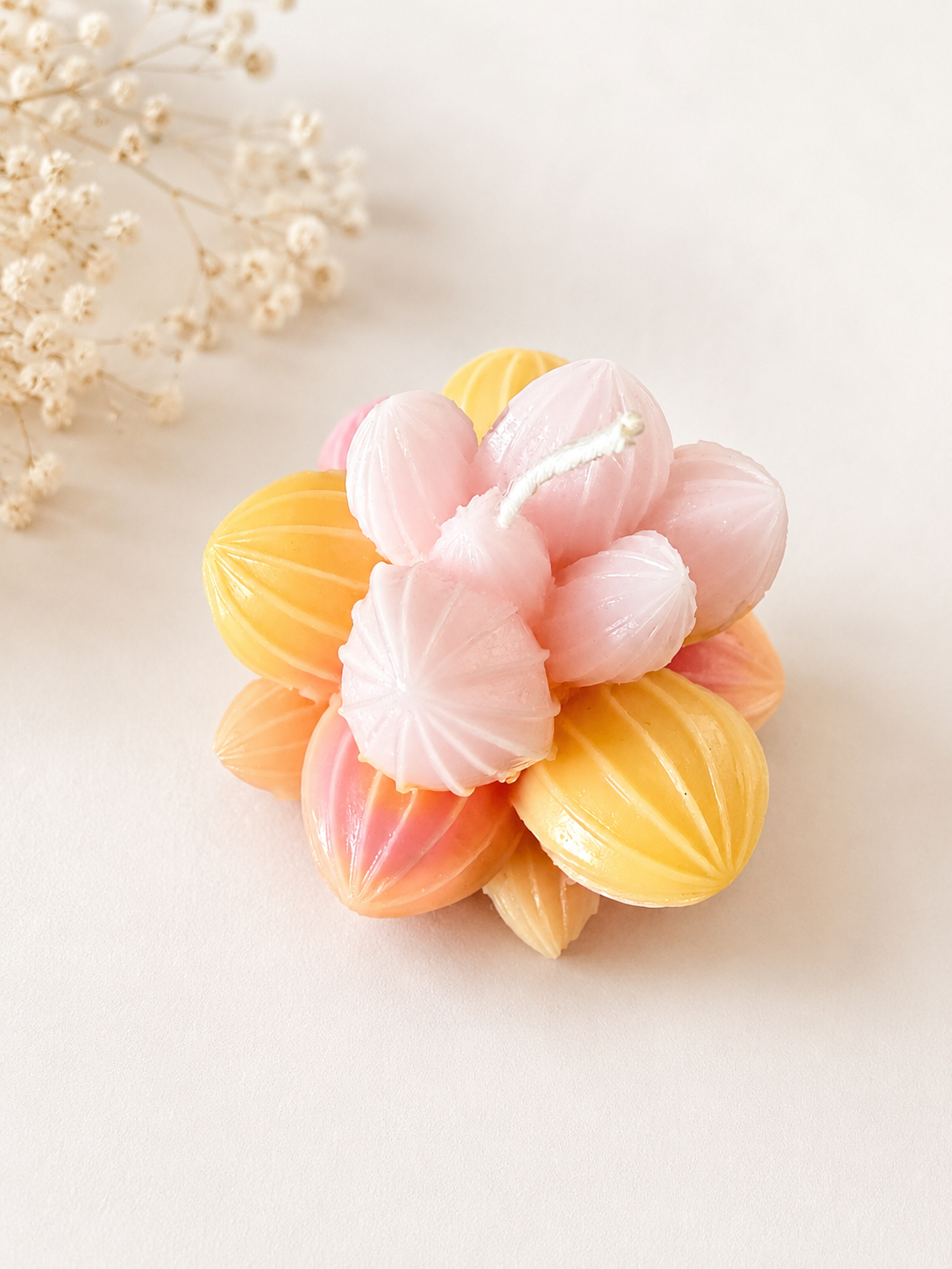 Pastel Blossom Candle