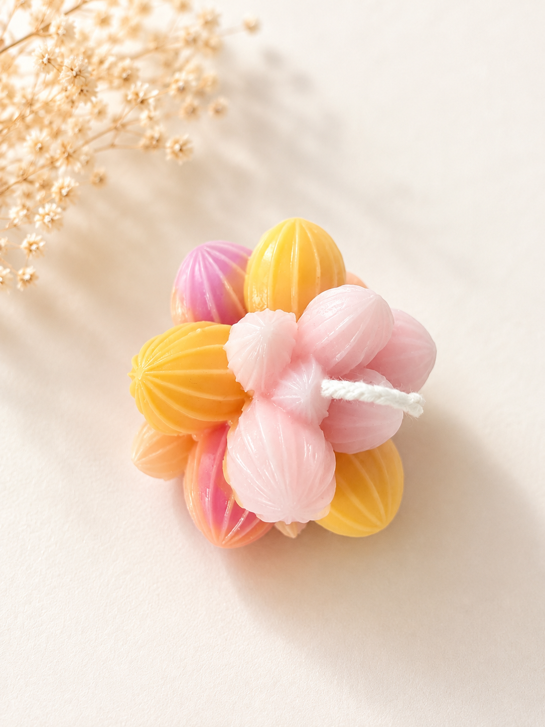 Pastel Blossom Candle