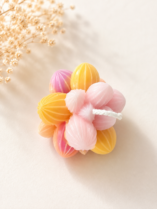 Pastel Blossom Candle