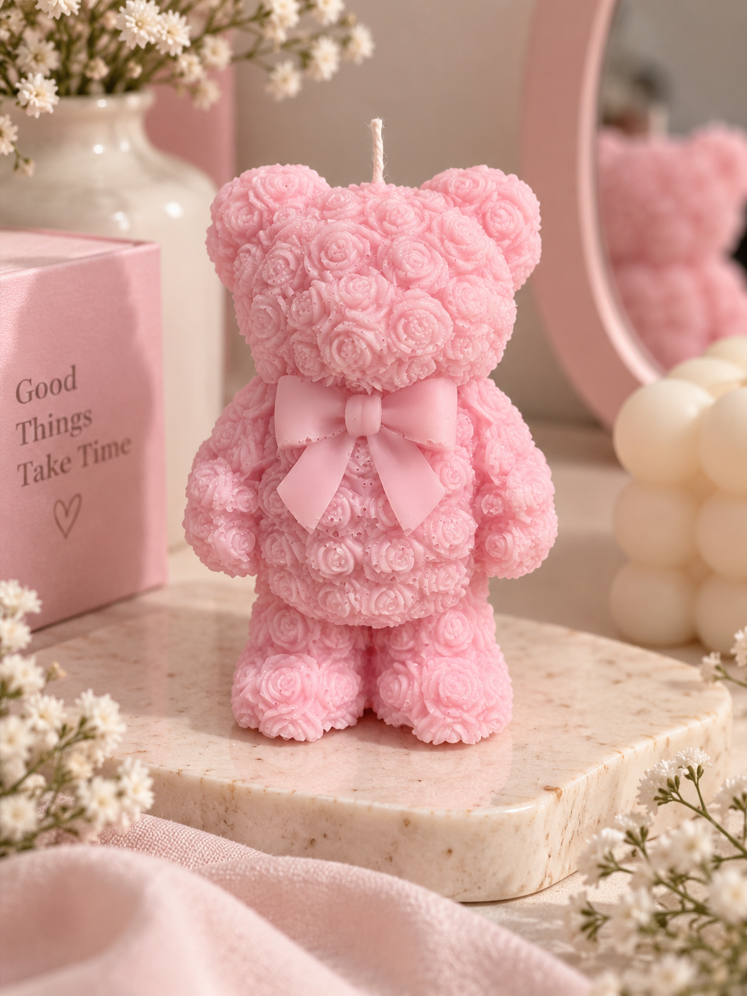 Pink Rose Teddy